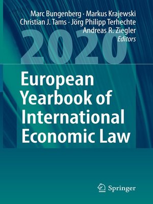 cover image of European Yearbook of International Economic Law 2020
